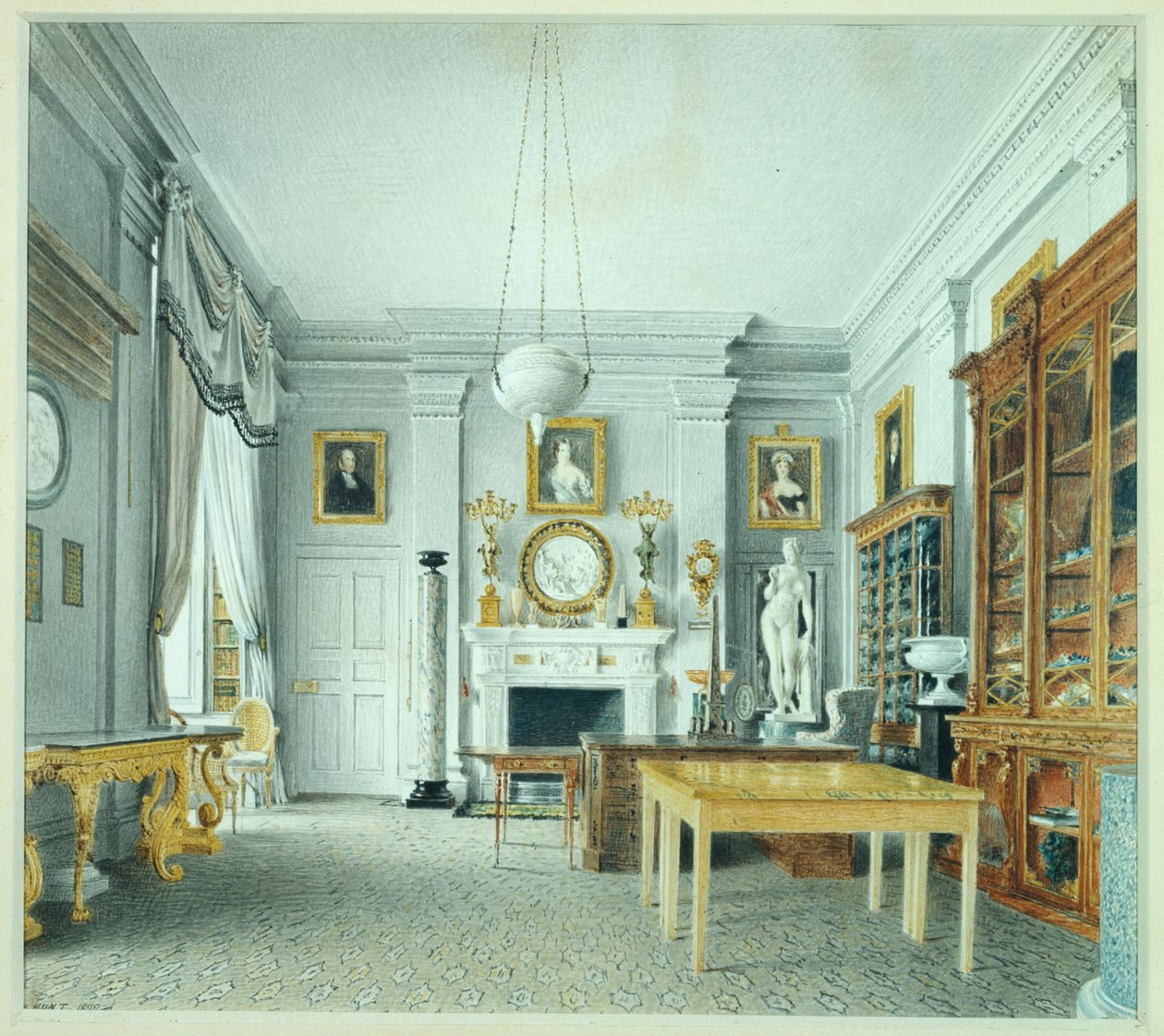 La Sala del Mattino, Chatsworth da William Henry Hunt