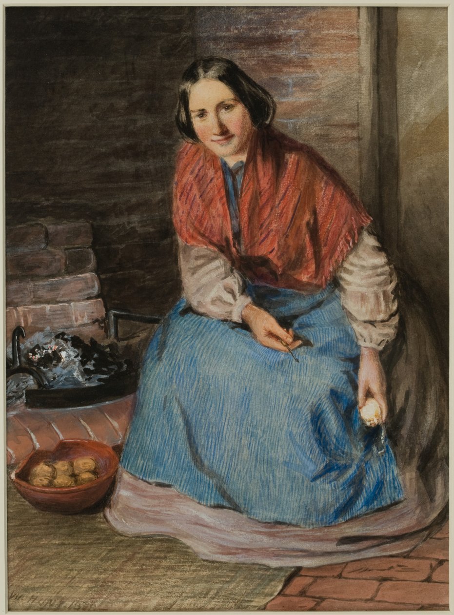 Donna che Sbuccia Mele da William Henry Hunt