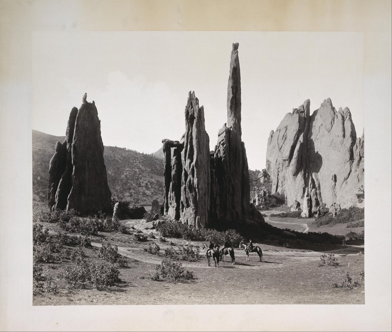 Guglie della Cattedrale, Giardino degli Dei, Colorado da William Henry Jackson