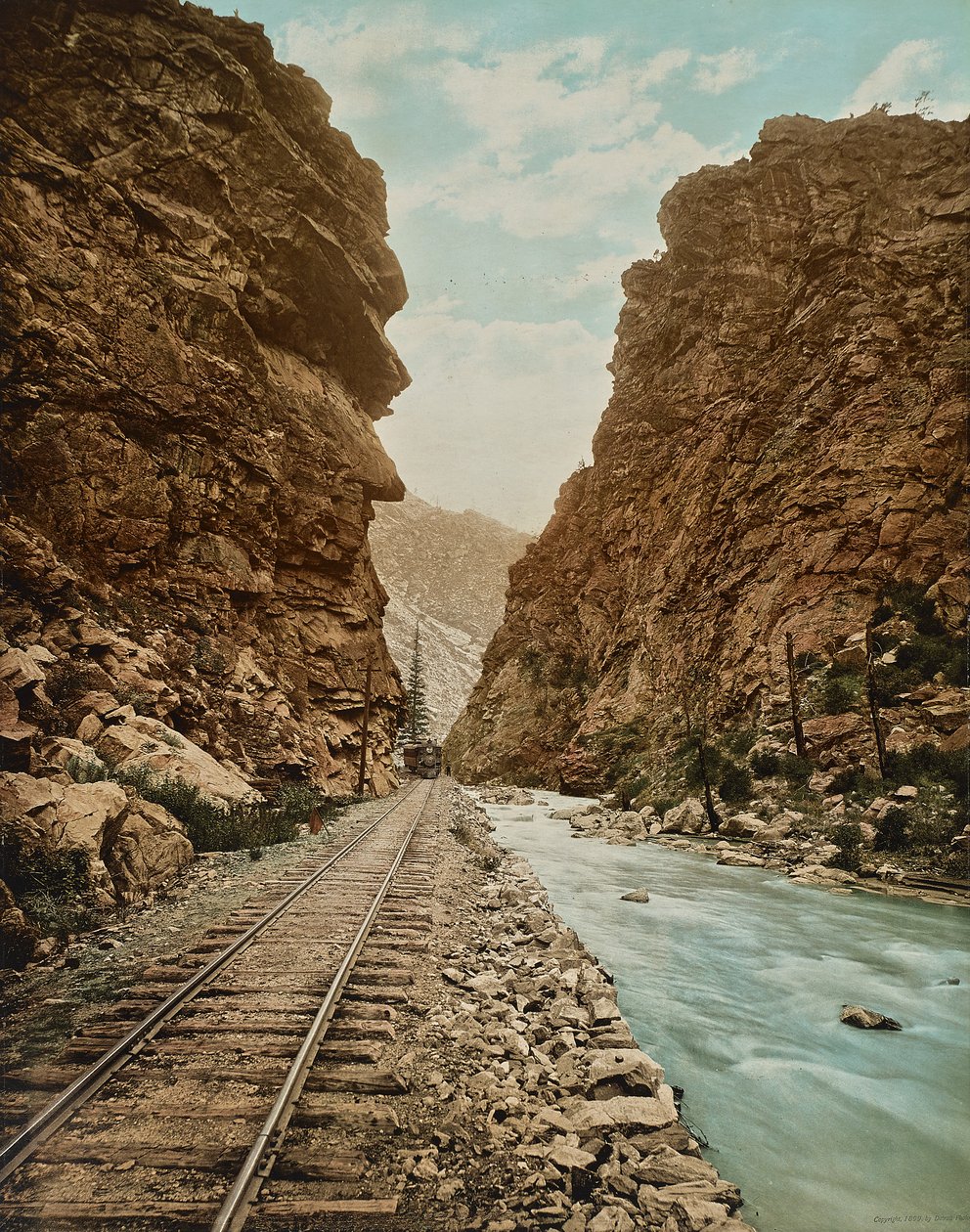 Clear Creek Canyon, Colorado, c.1899 da William Henry Jackson