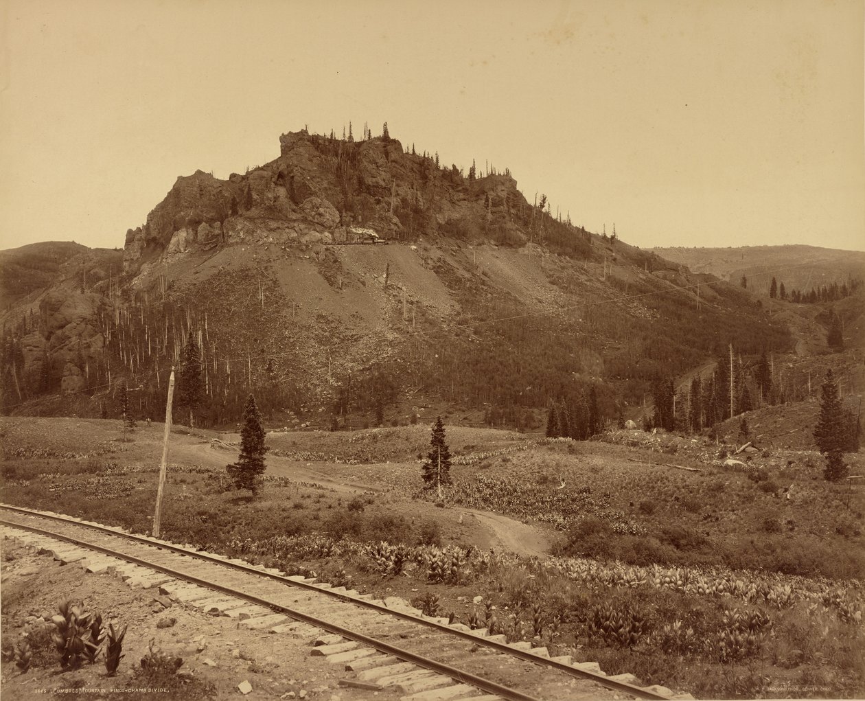 Monte Cumbres, spartiacque Pinos-Chama da William Henry Jackson