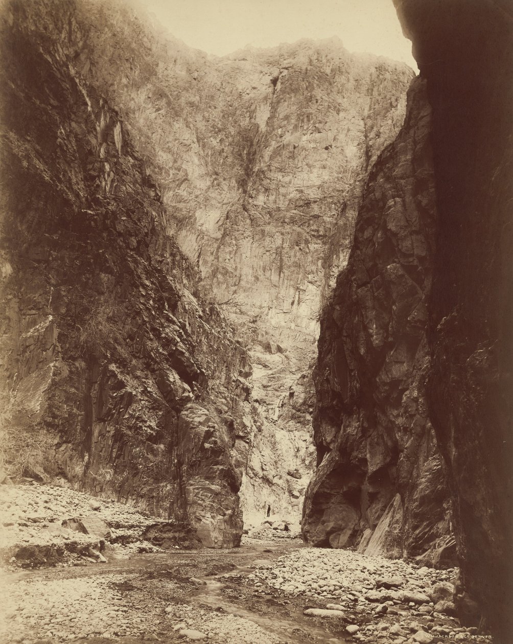 Diamond River Canyon, 1885 (foto) da William Henry Jackson