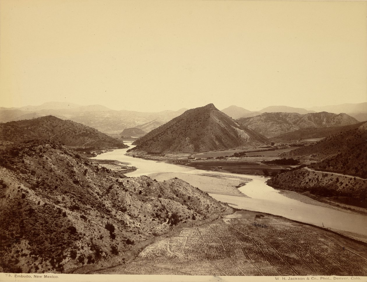 Embudo, Nuovo Messico da William Henry Jackson