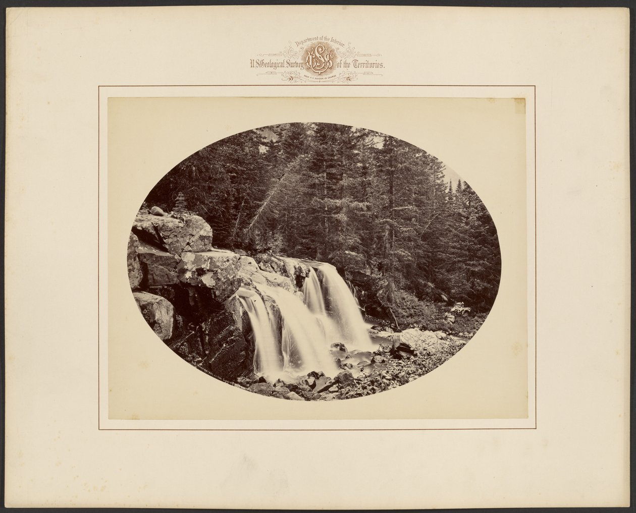 Sorgenti della contea di Gallatin, Parco nazionale di Yellowstone, Montana da William Henry Jackson