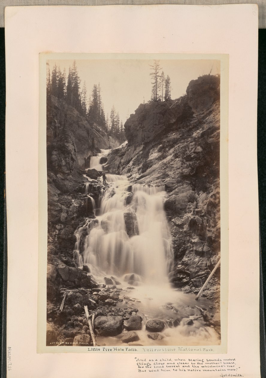 Cascate Little Firehole da William Henry Jackson