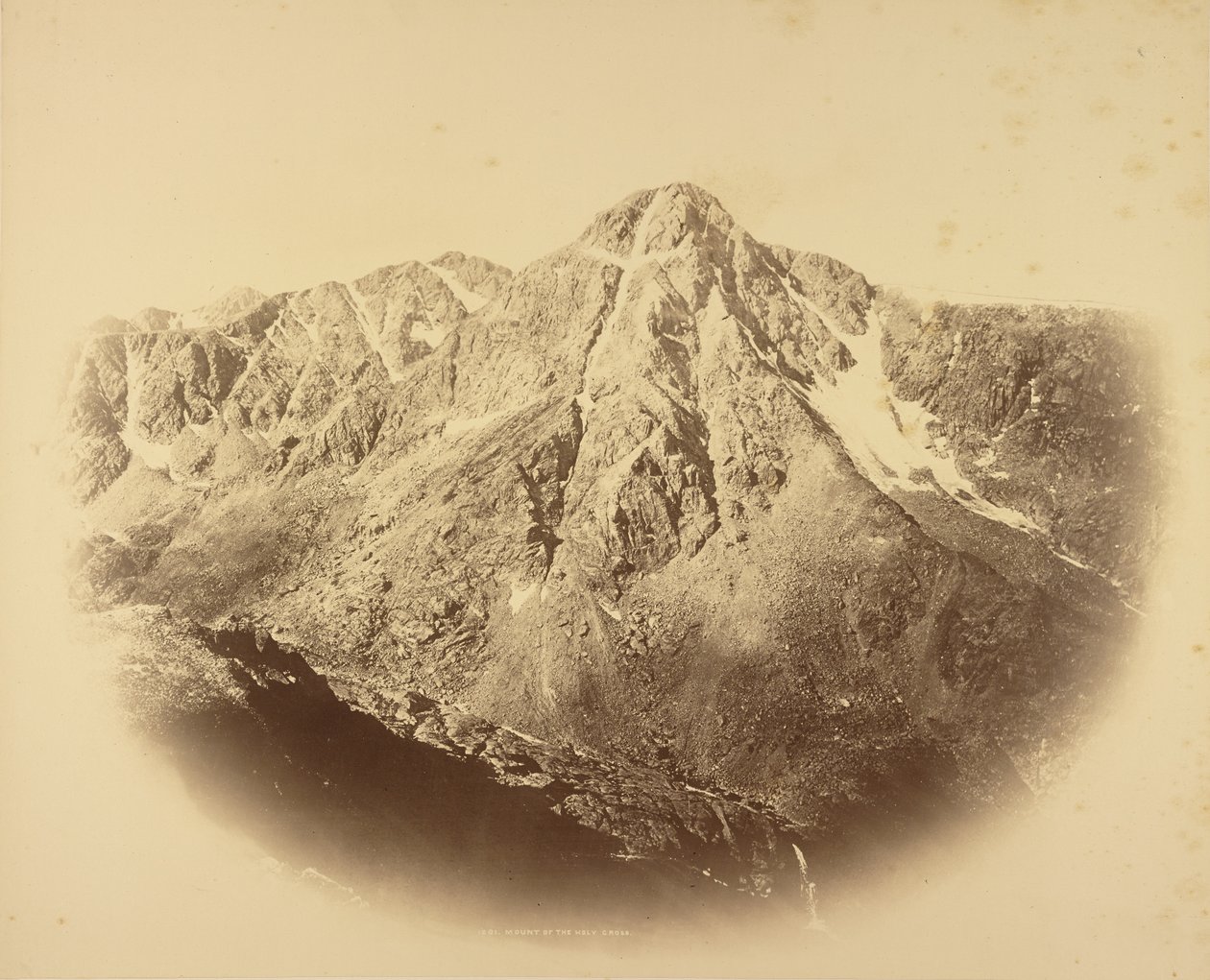 Monte della Santa Croce da William Henry Jackson
