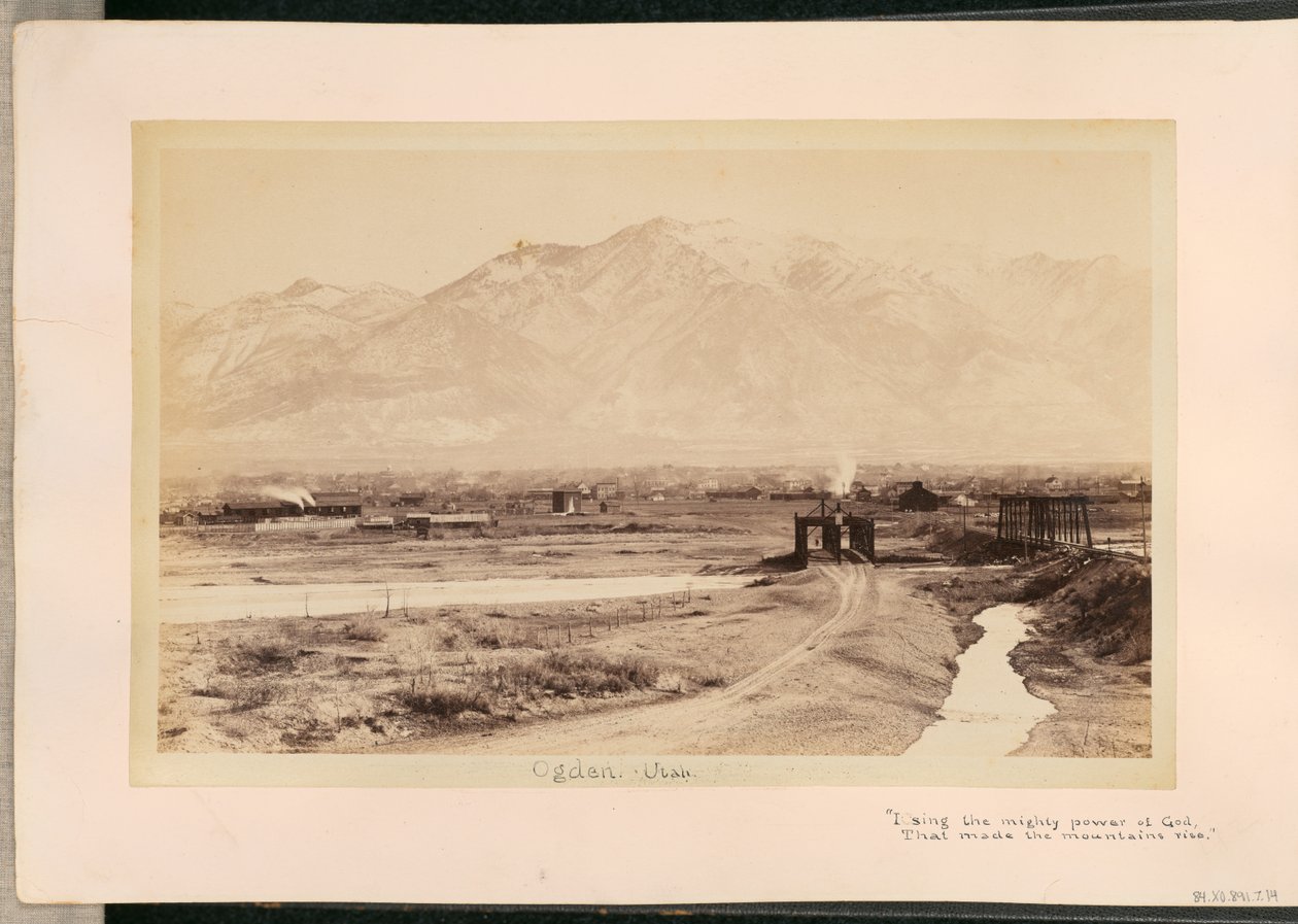Ogden, Utah da William Henry Jackson