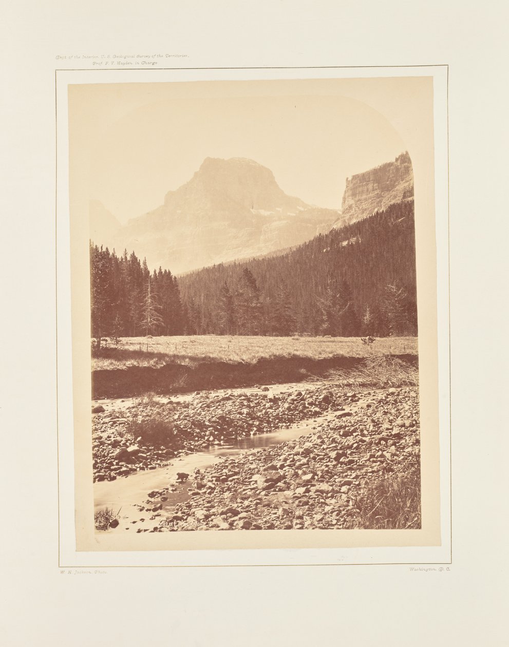 Palace Butte, presso il monte Blackmore da William Henry Jackson