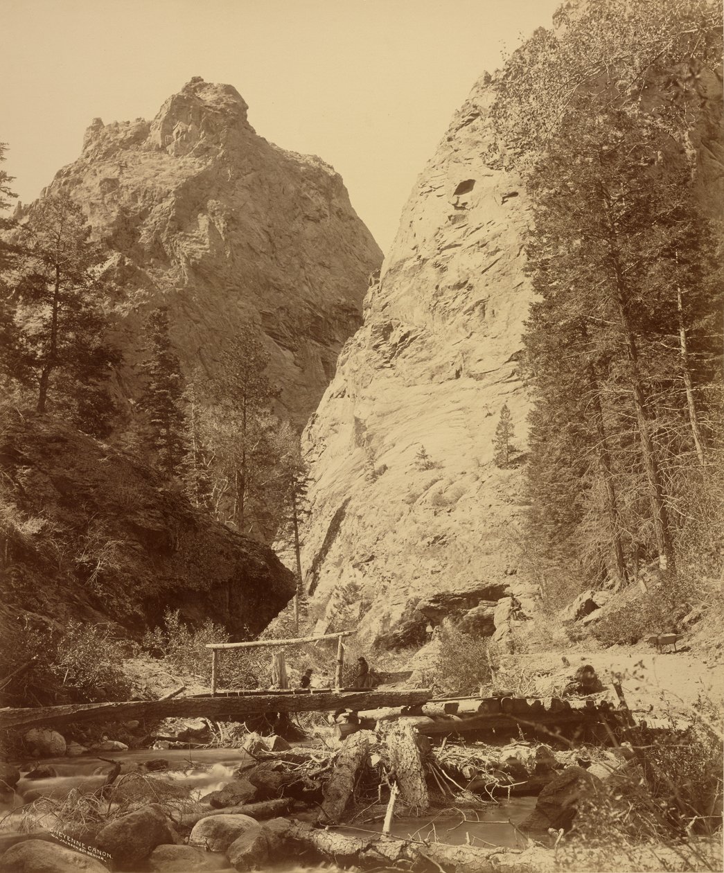Canyon Cheyenne meridionale da William Henry Jackson