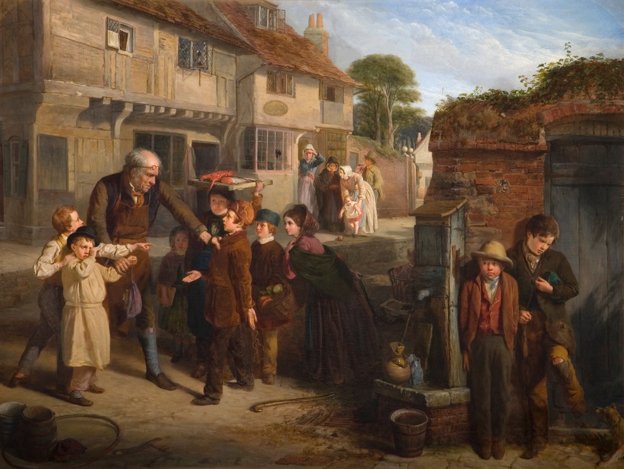 La finestra rotta, 1855 da William Henry Knight
