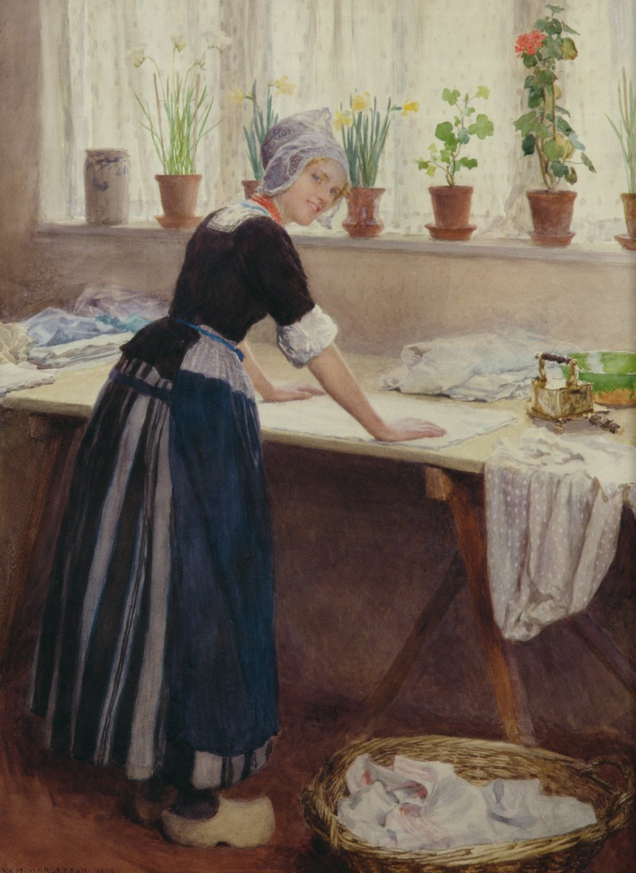 La lavandaia da William Henry Margetson