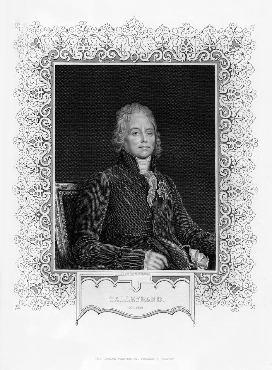 Charles Maurice de Talleyrand-Perigord, diplomatico francese da William Henry Mote