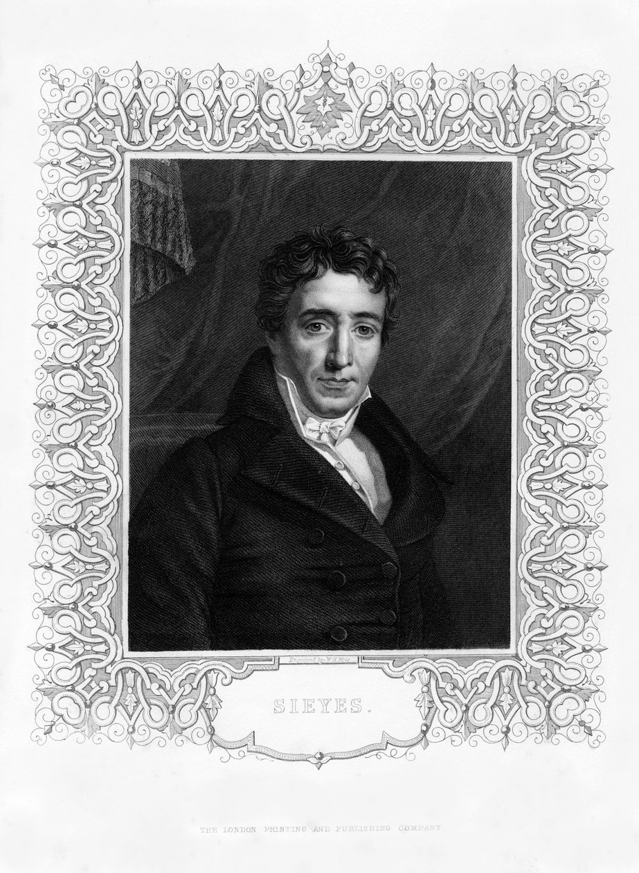 Emmanuel Joseph Sieyes, clero e statista francese, XIX secolo da William Henry Mote