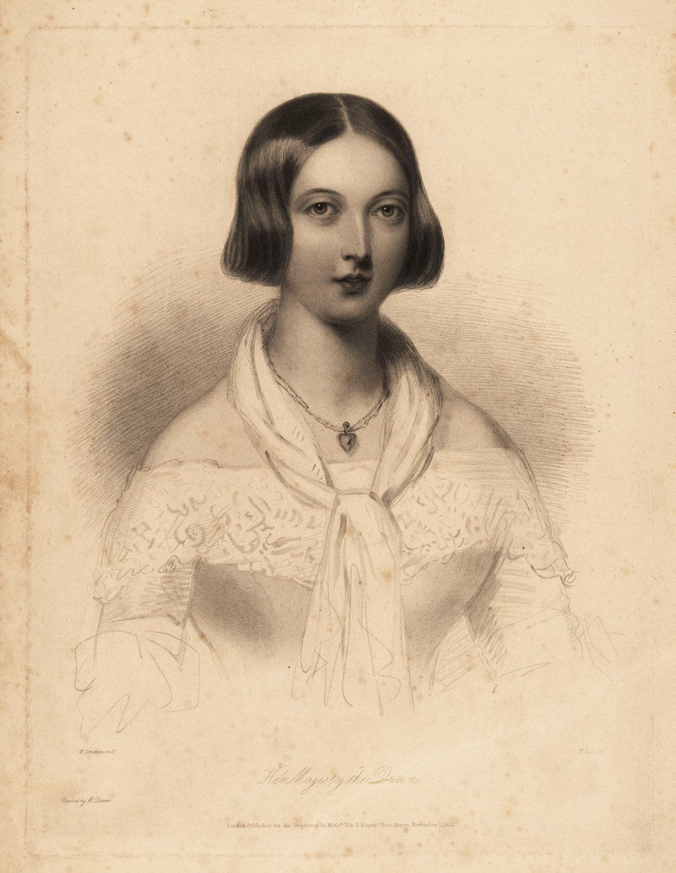 Giovane Regina Vittoria, primi anni 
