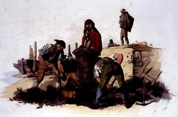 Scaricatori di carbone, da 