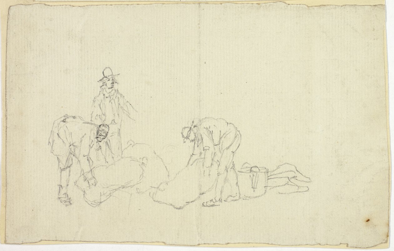Figure con merci di mercato da William Henry Pyne