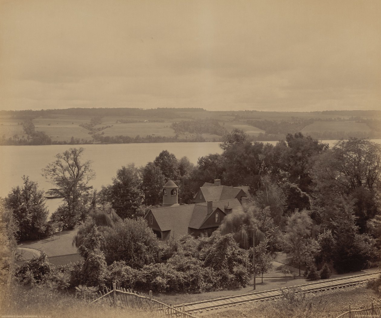 Lago Owasco, Casowasco, c. 1895 (foto) da William Herman Rau