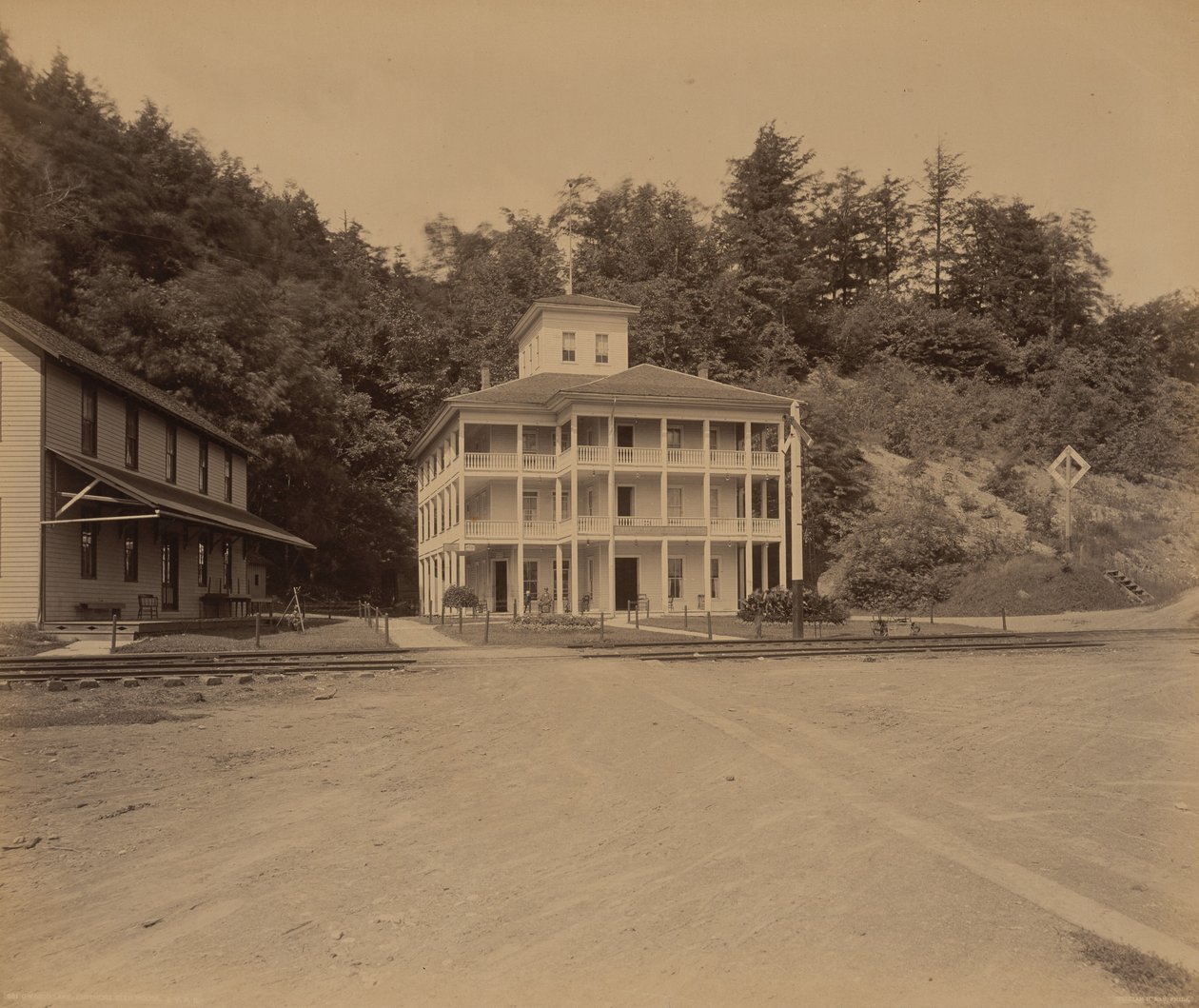 Lago Owasco, Ensenore Glen House, c. 1895 (foto) da William Herman Rau
