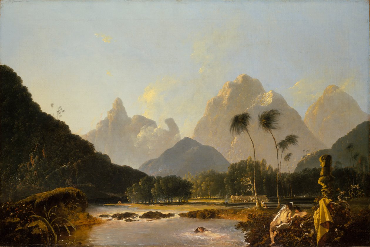 Baia di Oaitepeha, Tahiti da William Hodges