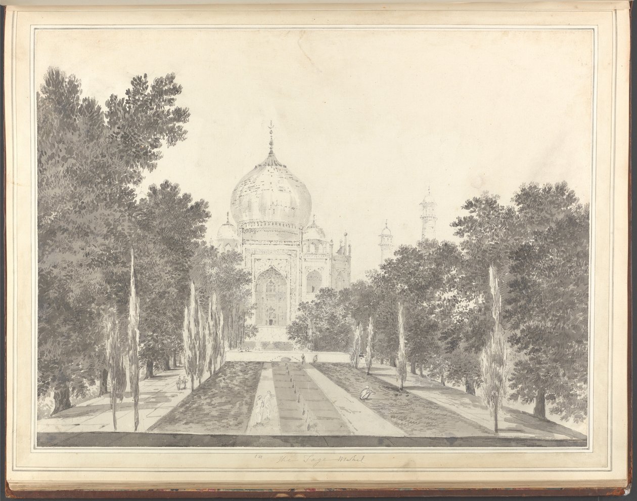 Il Taj Mahal da William Hodges