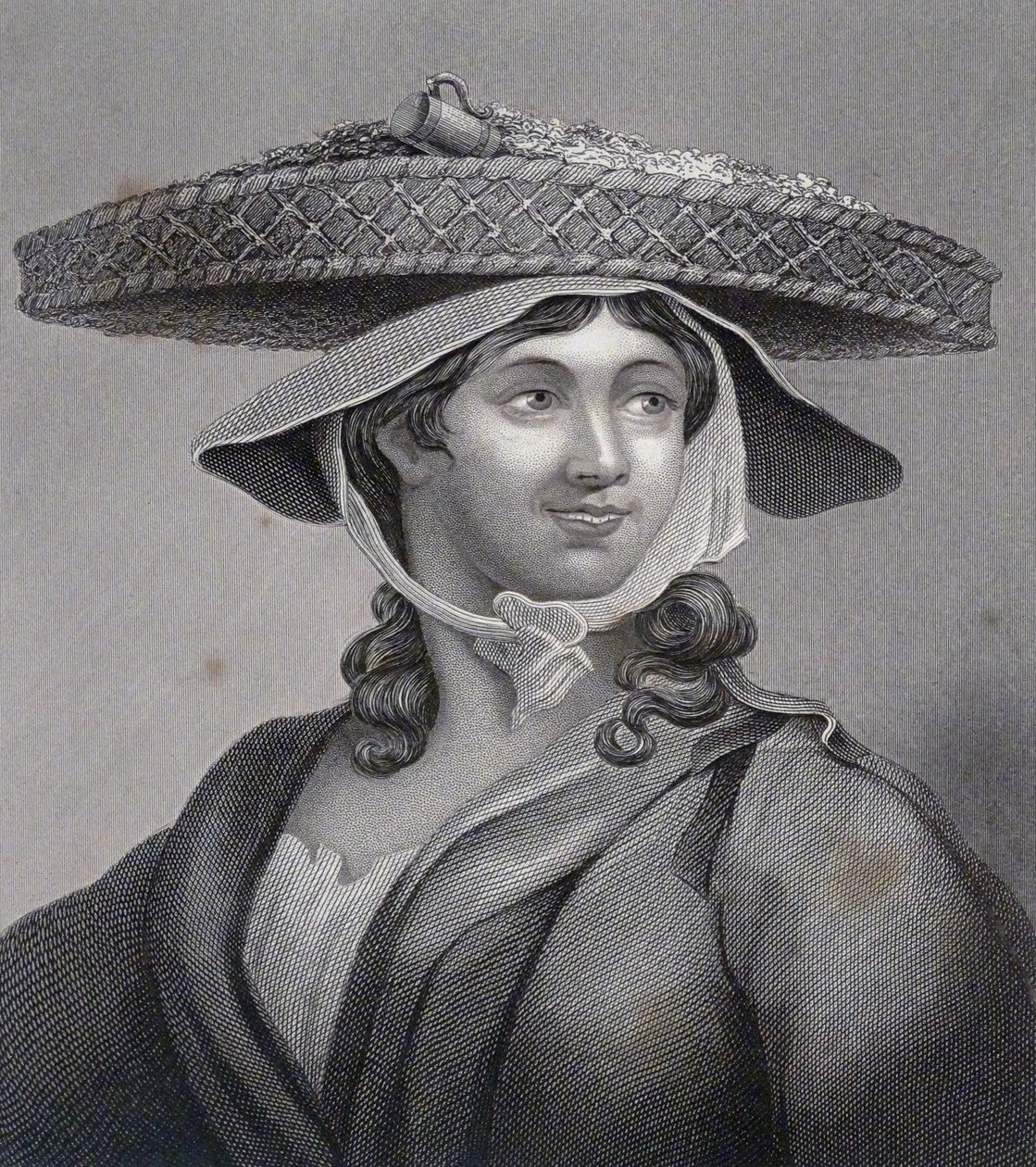 Una ragazza con i gamberi da William Hogarth