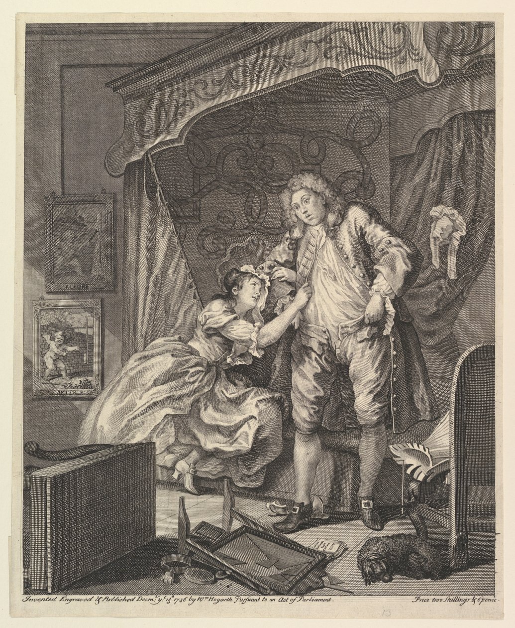 Dopo, 15 dicembre 1736 da William Hogarth