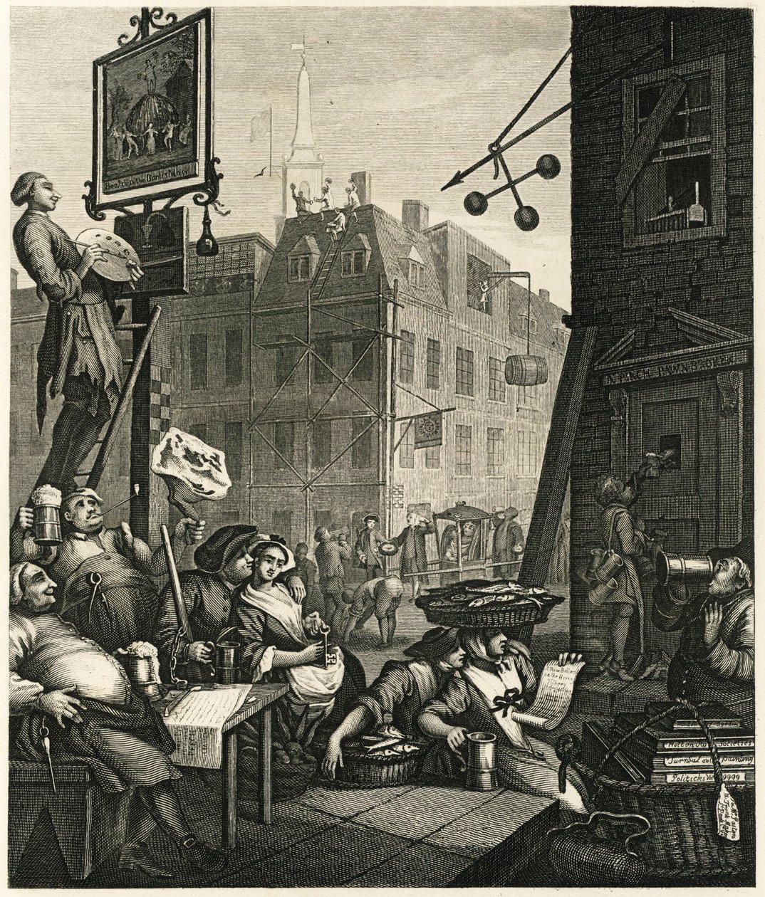 Beer Street, 1751 da William Hogarth