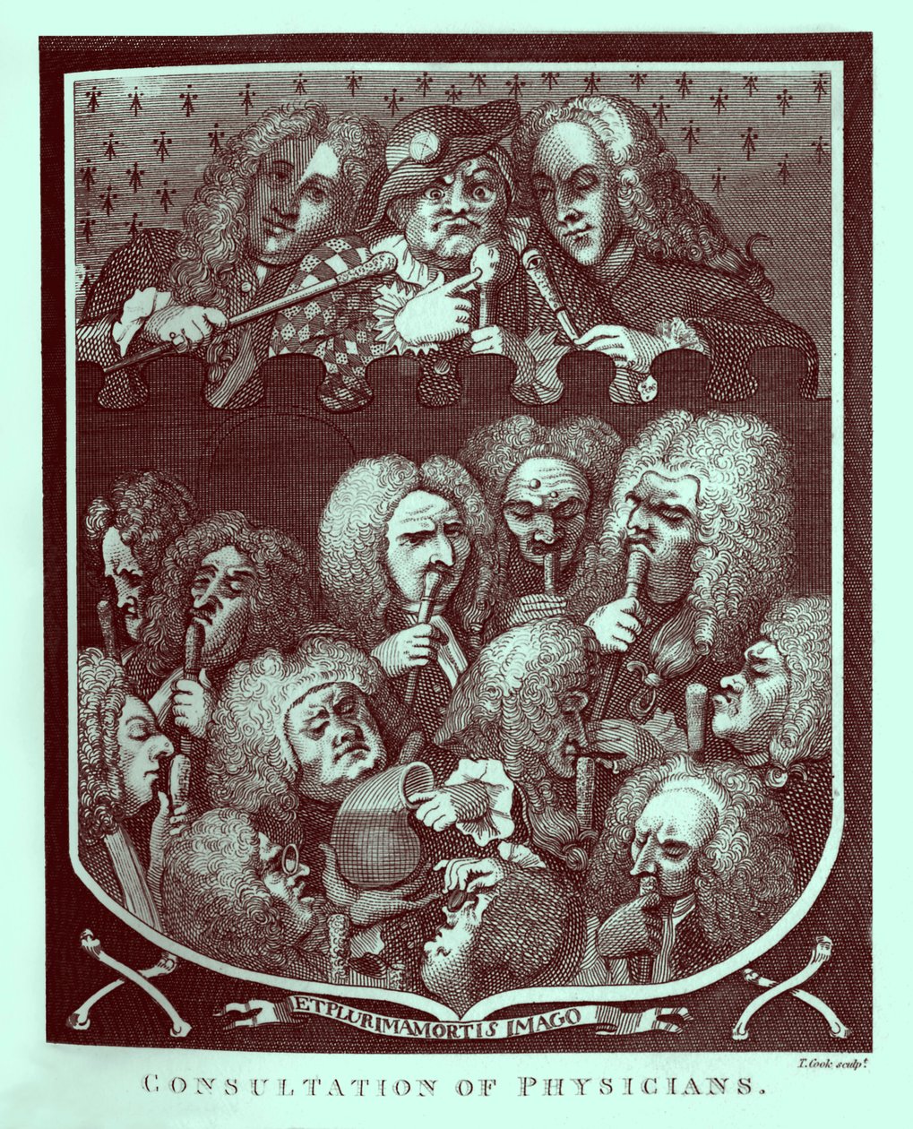 Consultazione dei medici di William Hogarth da William Hogarth