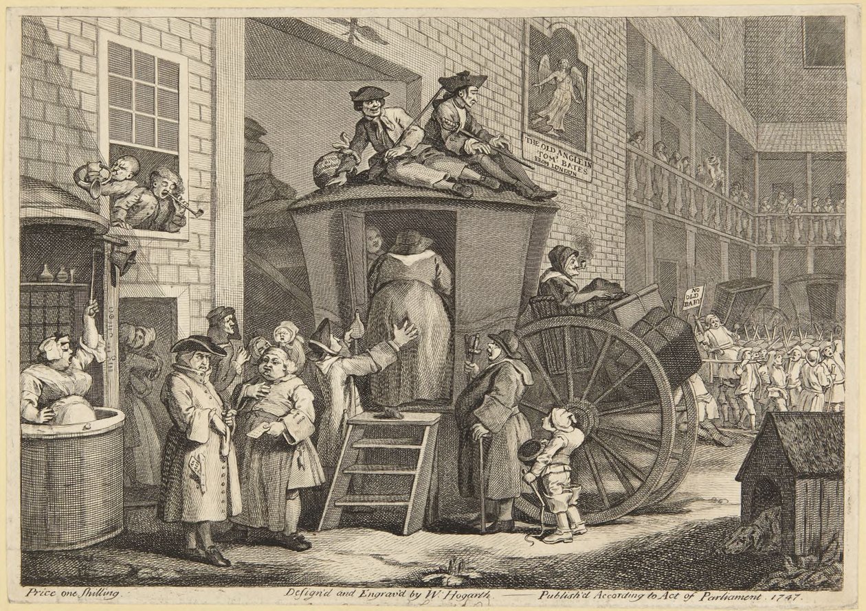 Cortile di una locanda di campagna da William Hogarth