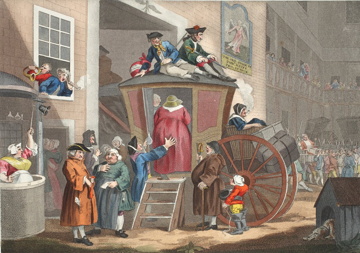 Locanda di campagna, illustrazione da 