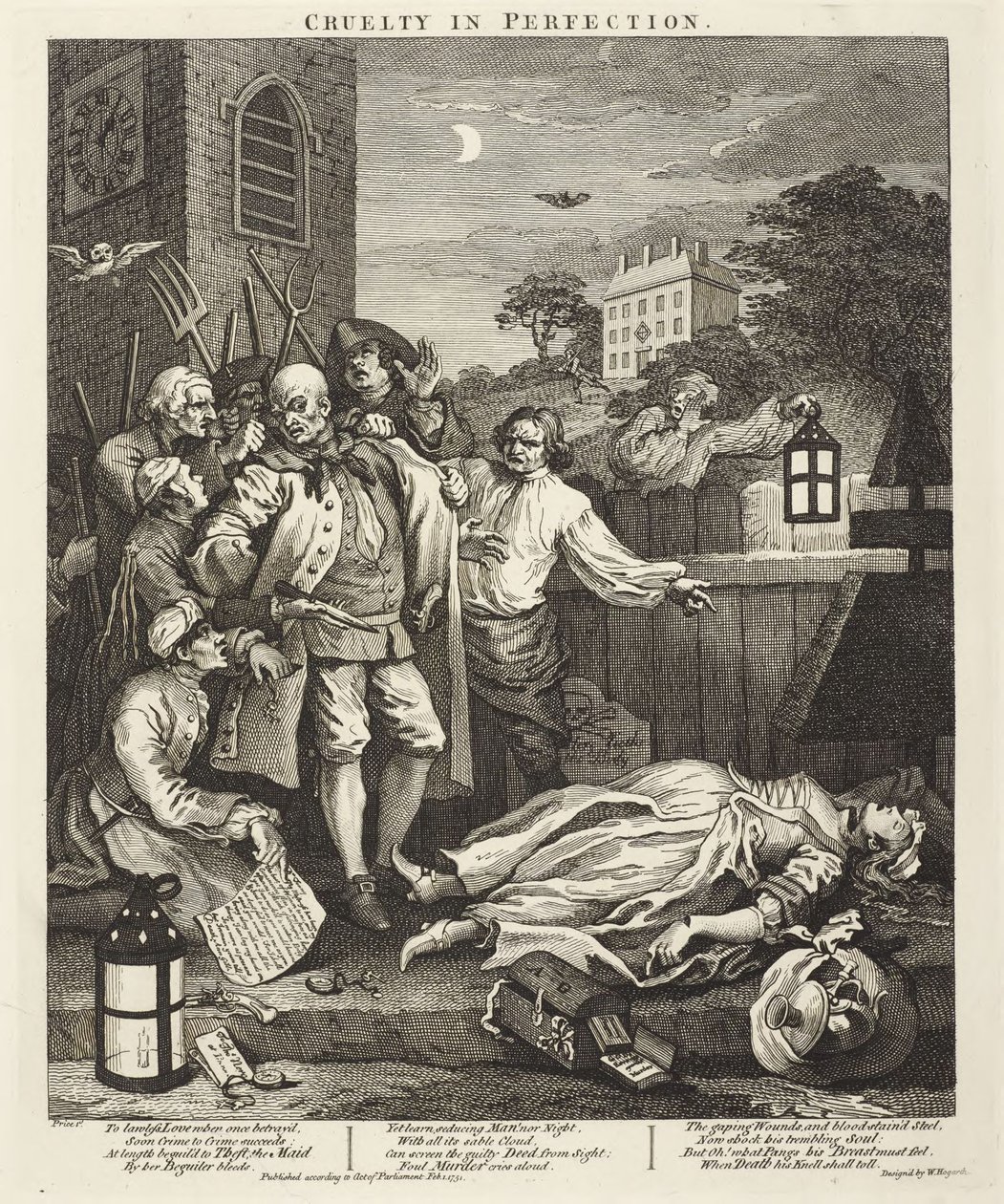 Crudeltà nella perfezione da William Hogarth