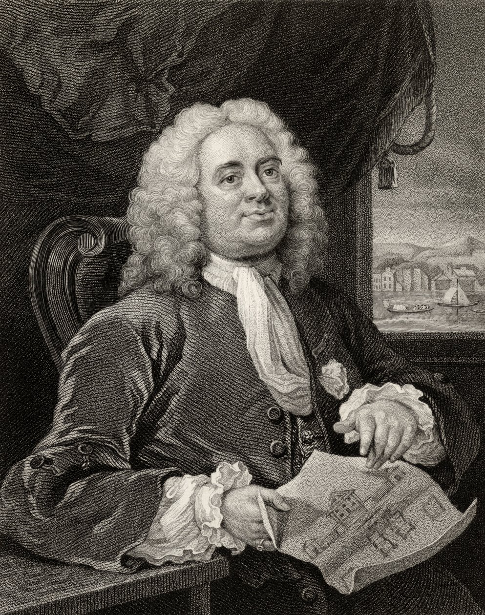 Daniel Lock, inciso da Benjamin Holl (1808-84) da 