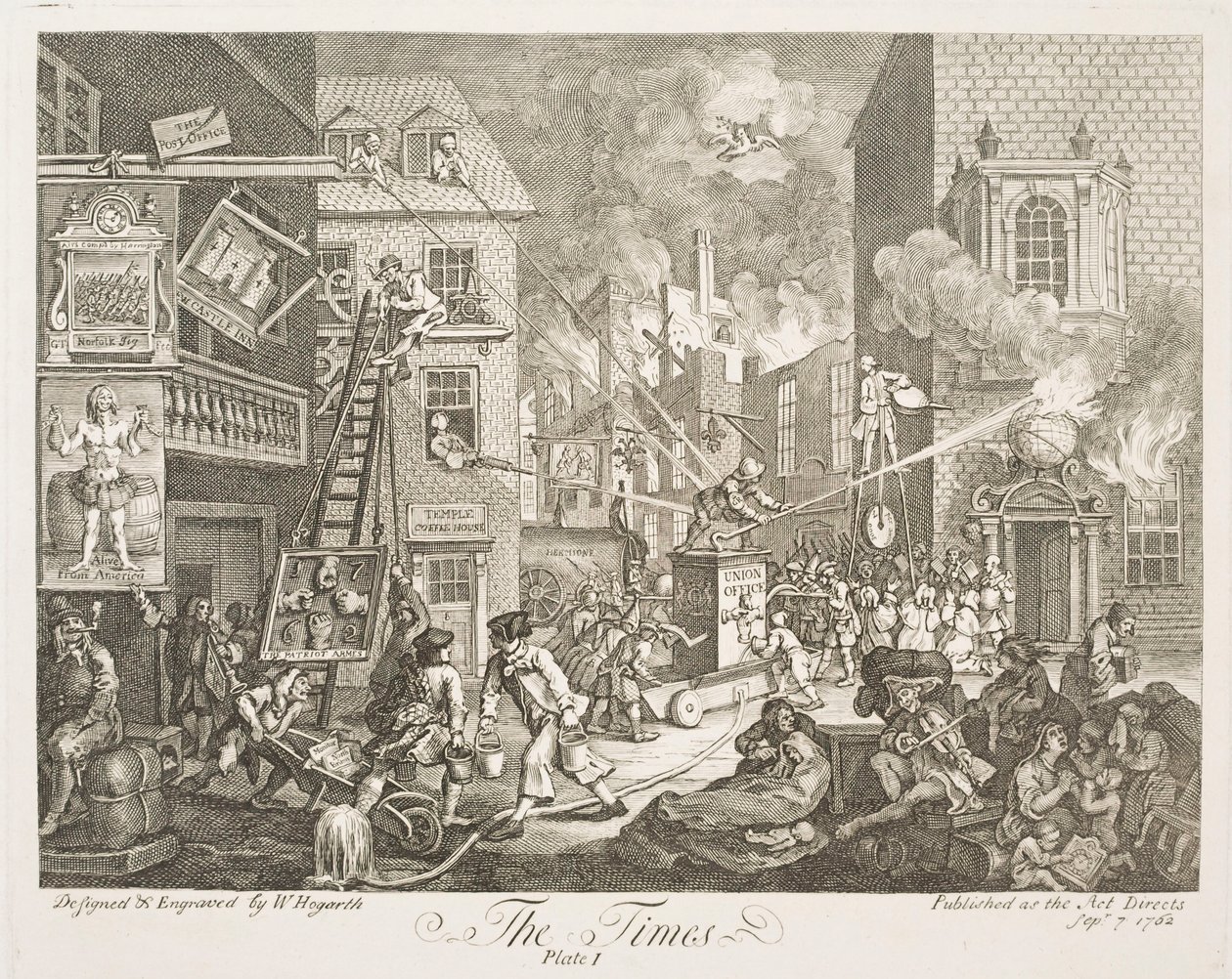 Il tempo (tavola 1) da William Hogarth