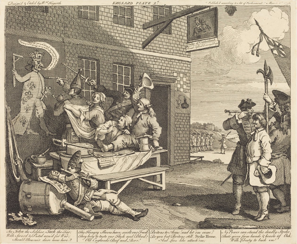 Inghilterra da William Hogarth