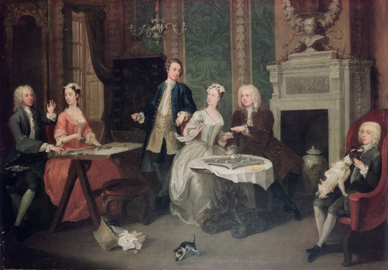Festa di famiglia da William Hogarth