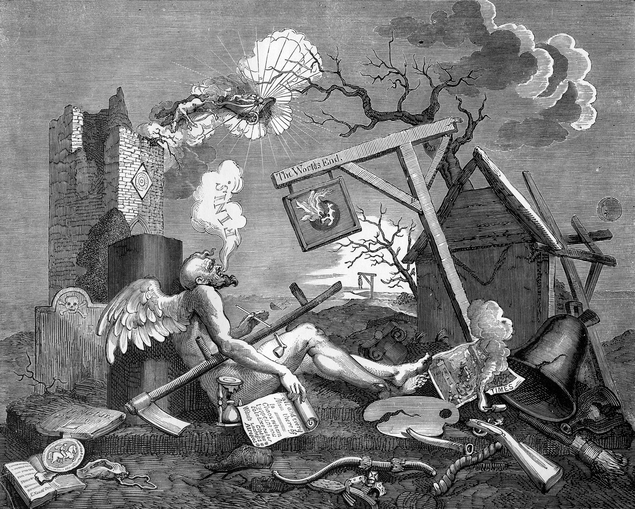 Finis; o, il pezzo finale - Il Bathos di William Hogarth da William Hogarth