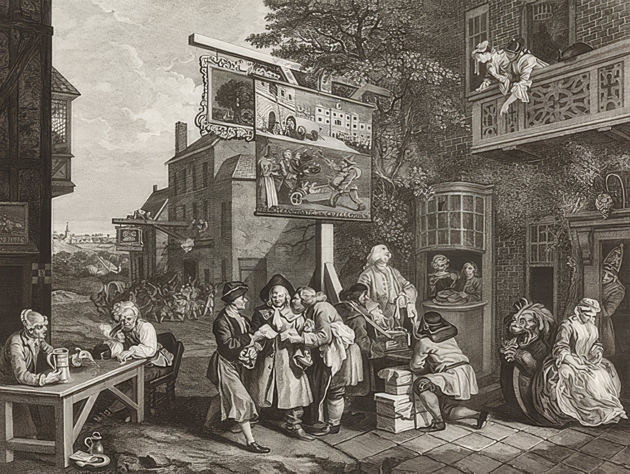 Le elezioni parlamentari. Foglio 2: Caccia ai voti da William Hogarth