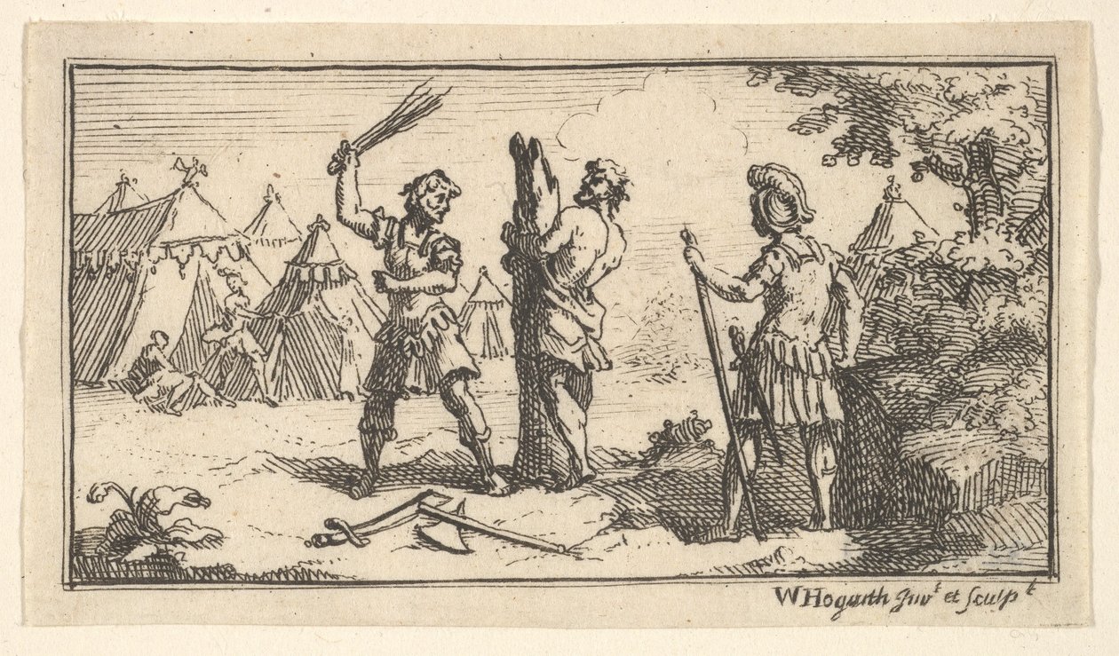 Fustigazione John Beaver, Punizioni Militari Romane da William Hogarth