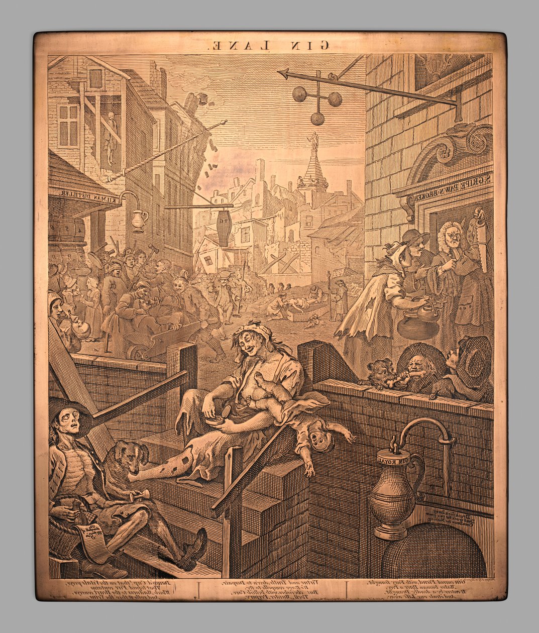 Gin Lane da William Hogarth