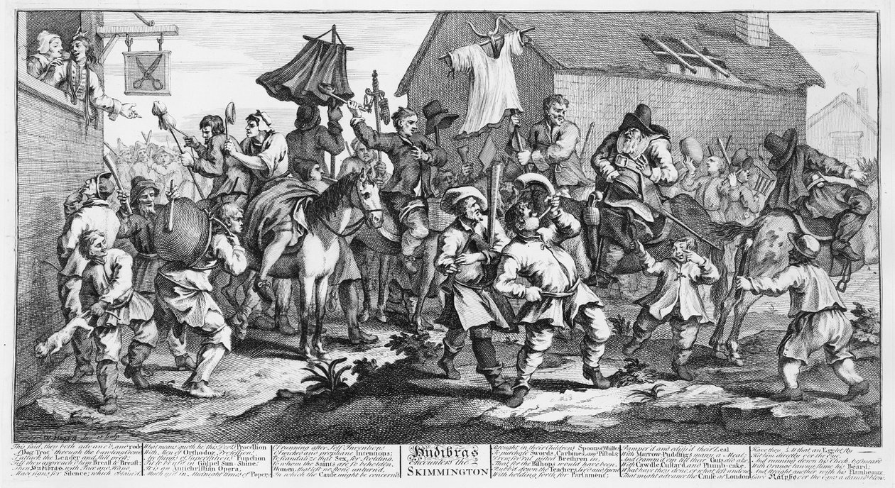 Hudibras incontra lo Skimmington, da 