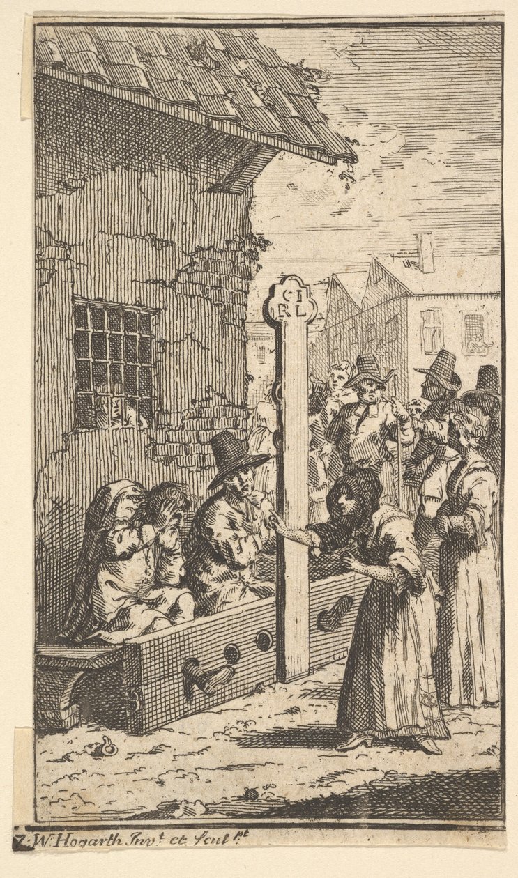 Hudibras in tribolazione Diciassette piccole illustrazioni per Hudibras di Samuel Butler da William Hogarth