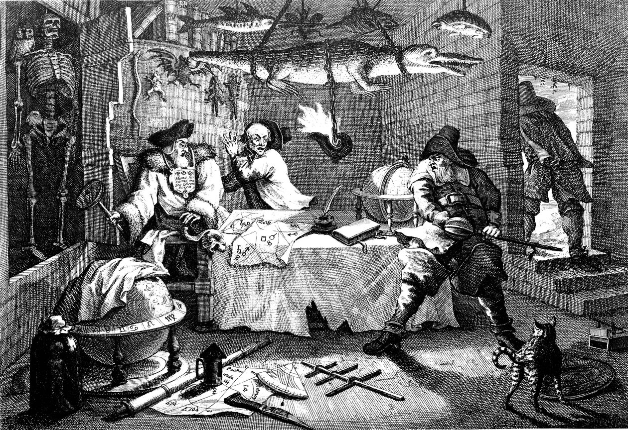 Illustrazione dal poema Hudibras, di Samuel Butler, 1726 da William Hogarth