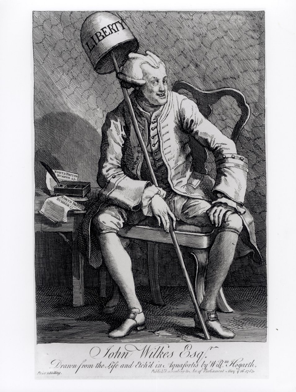 John Wilkes (1727-97) da William Hogarth
