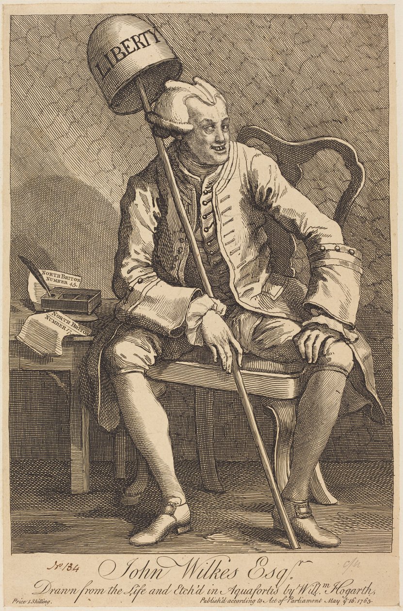 John Wilkes, Esq. da William Hogarth