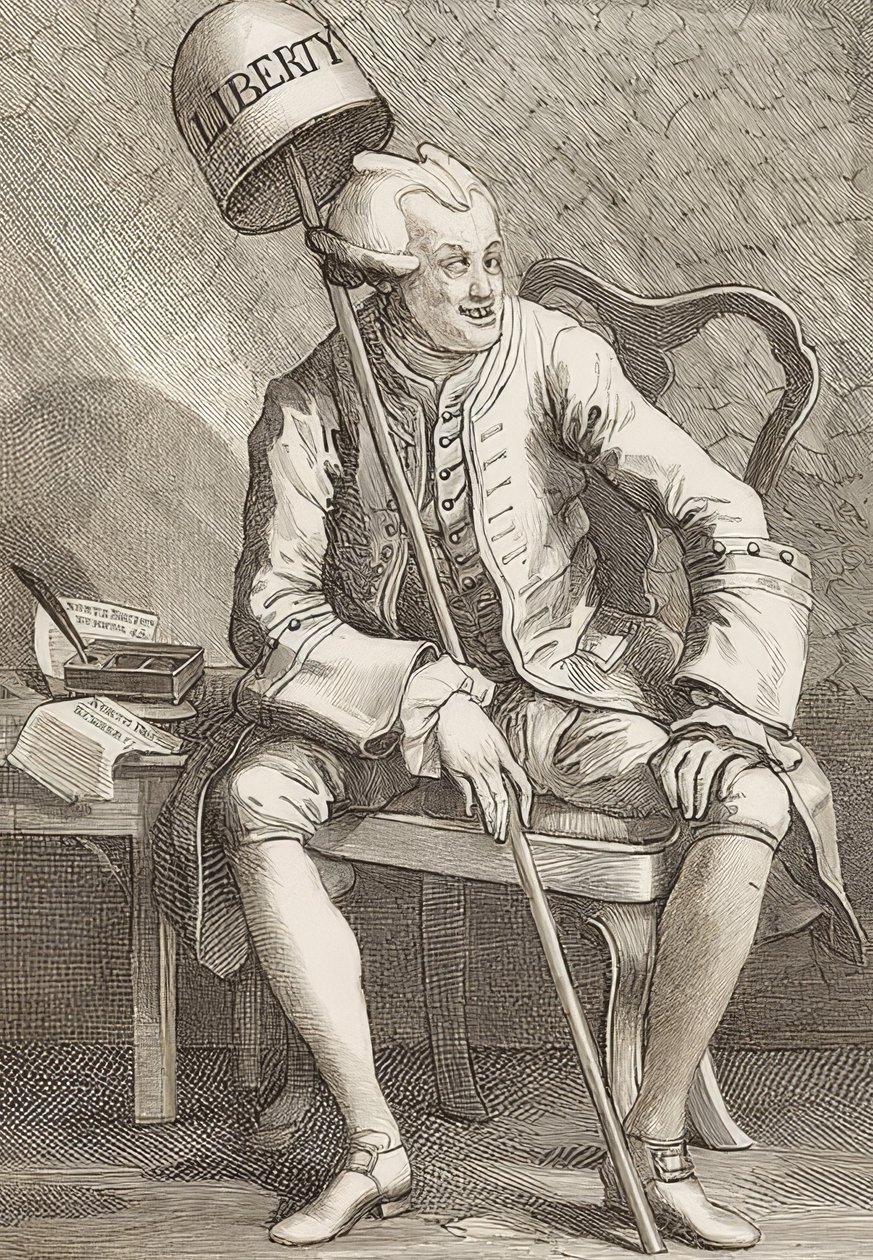 John Wilkes Esq. 1763 da William Hogarth