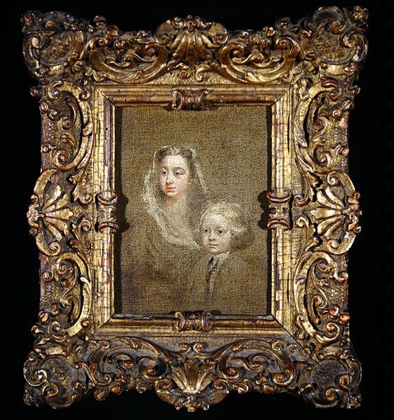 Mary Edwards Hamilton e suo figlio, Gerard Anne da William Hogarth