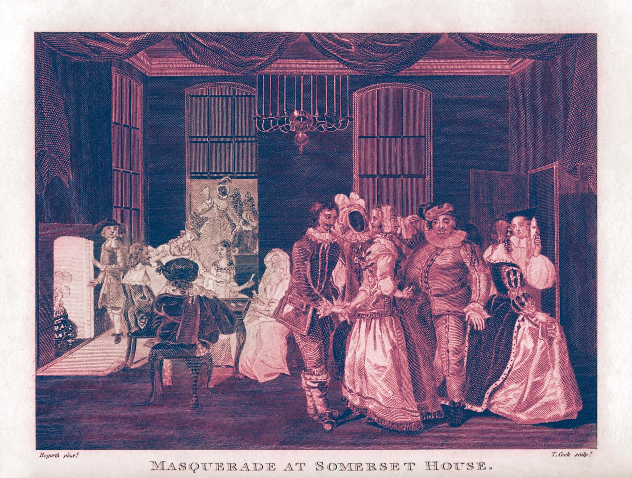 Mascherata a Somerset House da William Hogarth