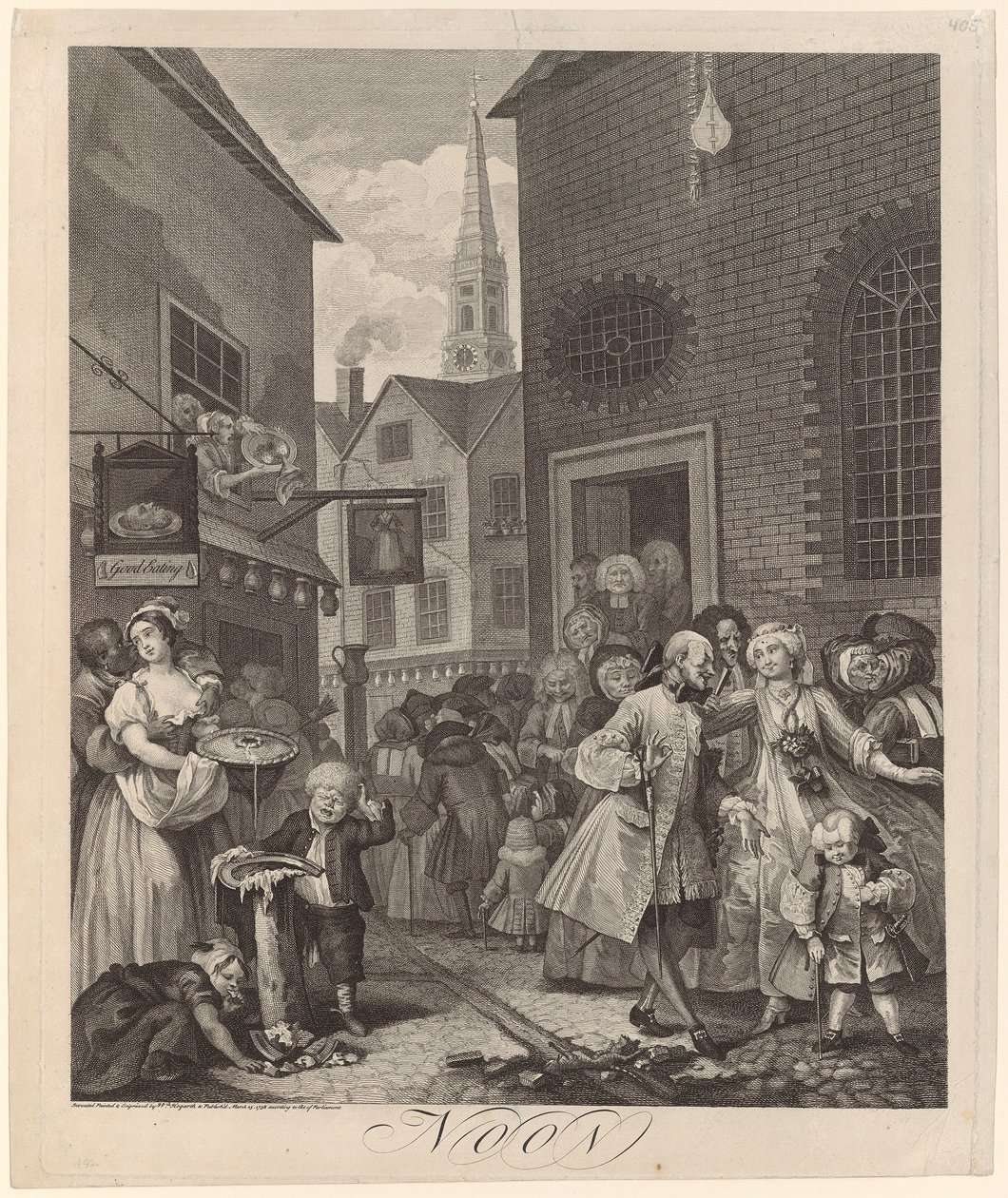 Mezzogiorno da William Hogarth