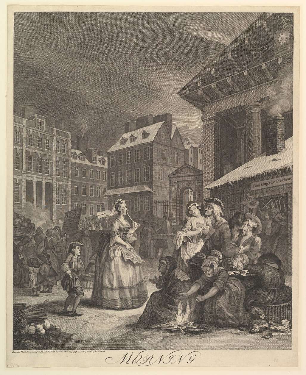 Mattina: I quattro momenti della giornata da William Hogarth