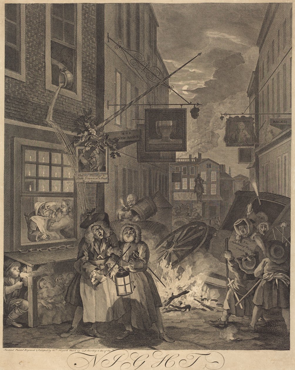 Notte da William Hogarth